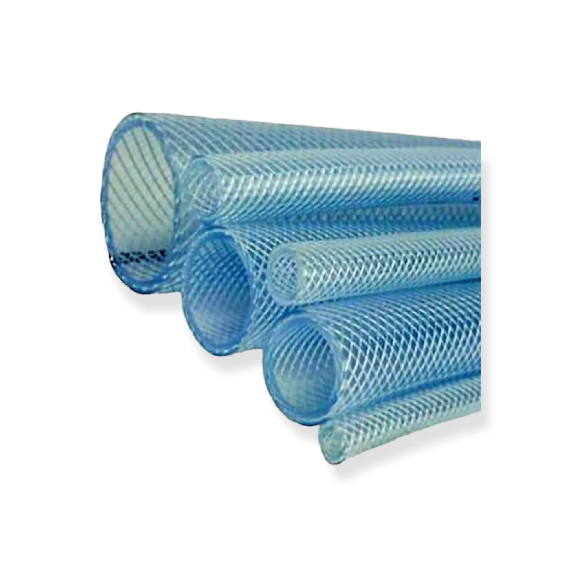 PVC-Schlauch mit Gewebeeinlage transparent